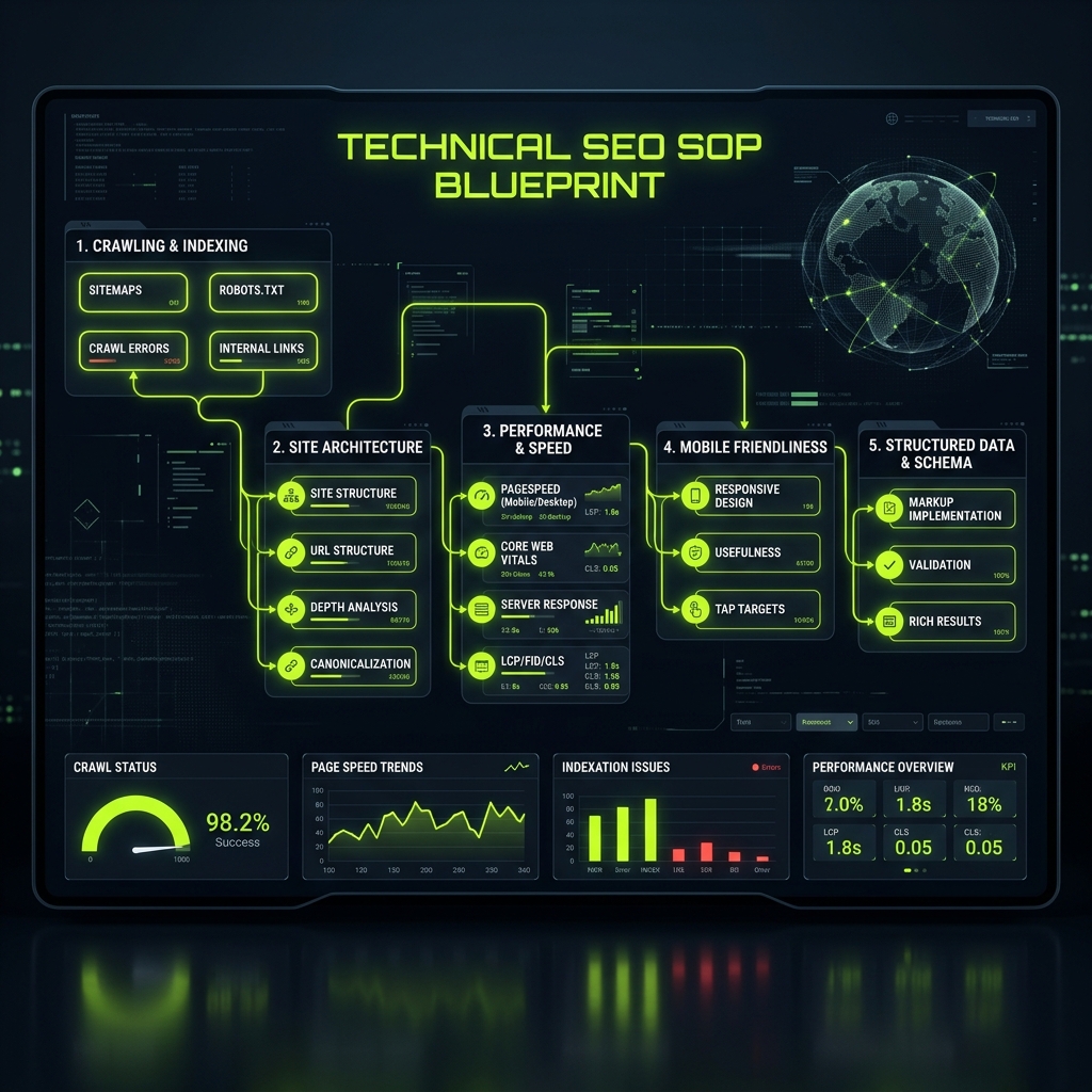 SEO SOPs and digital frameworks